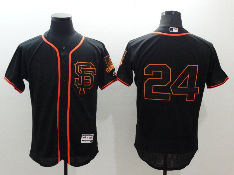 Men San Francisco Giants #24 No Name Black Elite 2024 Nike MLB Jersey style 1->san diego padres->MLB Jersey